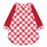 Apple-solutely Adorable - Apple Gingham - The Raglan Jersey